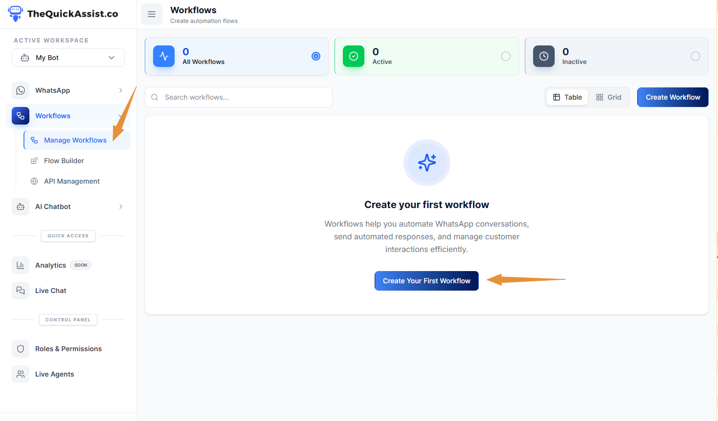 Set Up Your First Automation